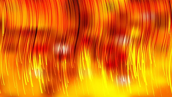 Abstract Red and Yellow Vertical Wavy Lines Background — 스톡 벡터