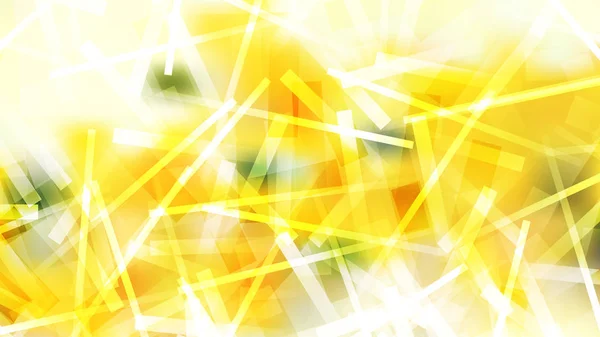 Yellow and White Asymmetric Random Lines Background — 스톡 벡터