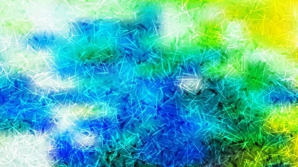 Bleu vert et jaune Texture abstraite Contexte — Image vectorielle