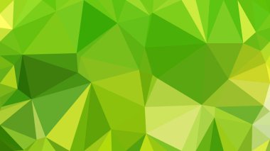 Soyut Kireç Yeşil çokgen arka plan tasarımı