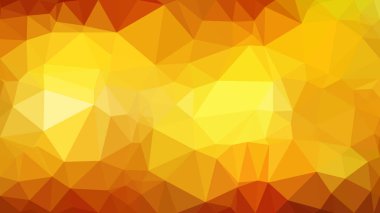 Turuncu ve Sarı Çokgen Soyut Arka Plan
