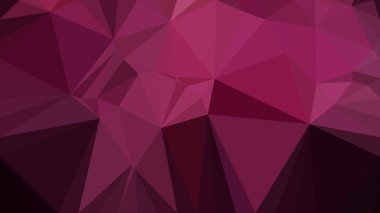 Soyut Pembe ve Siyah Düşük Poli Arka Plan Tasarımı