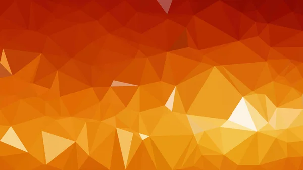 Orange polygonale Hintergrundvorlage Illustrator — Stockvektor