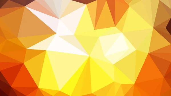Résumé Orange et blanc fond triangulaire polygonal — Image vectorielle