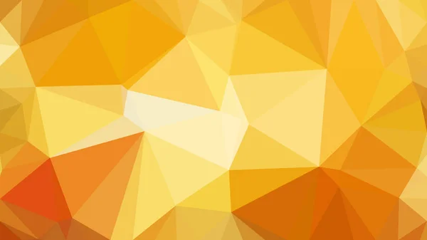 Orange et jaune Polygonal Abstract Background Design — Image vectorielle
