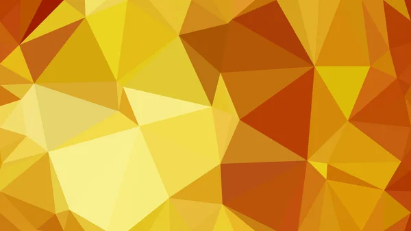 Graphisme de fond en polygone orange et jaune — Image vectorielle