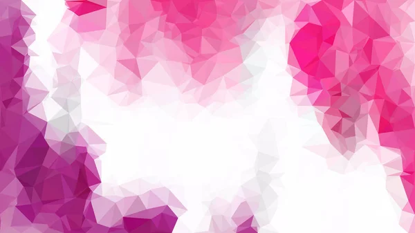 ピンクと白のポリゴン背景テンプレート — ストックベクタ