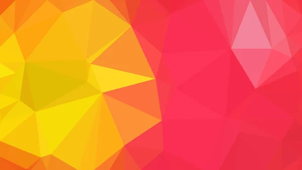 Rosa und gelb polygonalen abstrakten Hintergrund Design — Stockvektor