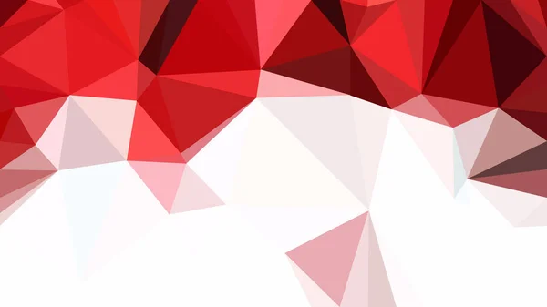 抽象的な赤と白の多角形の三角形の背景イラストレーター — ストックベクタ