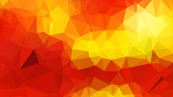 Красный и желтый полигон Фон Графический дизайн — стоковый вектор