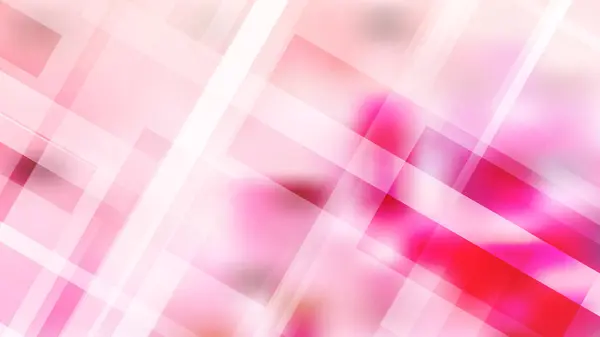 Gambar Latar Belakang Abstrak Geometrik Merah Muda dan Putih - Stok Vektor