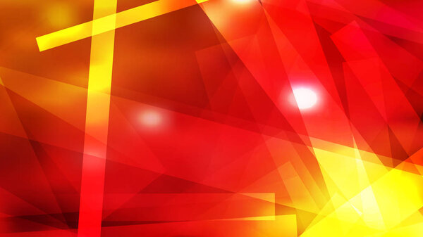 Red and Yellow Geometric Shapes Background
