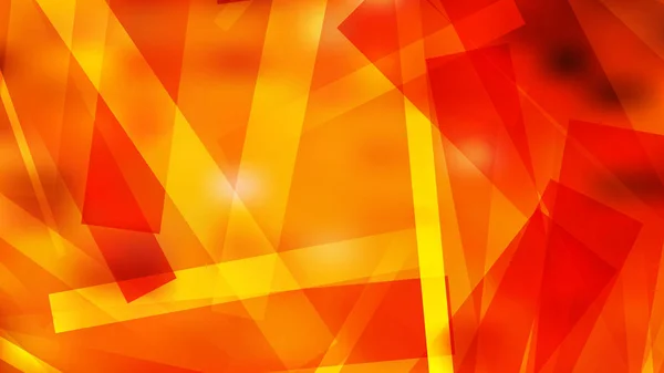 抽象的な赤と黄色の幾何学的形状背景ベクトルアート — ストックベクタ