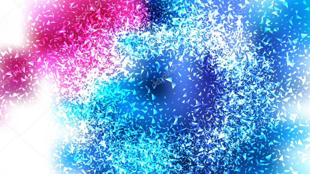Pink Blue and White Glitter Background