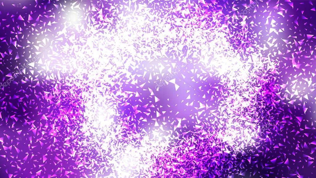 Glitter Purple and White Background