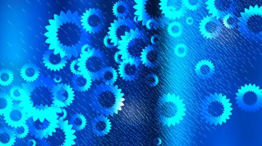 mavi çiçek arka plan