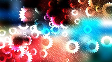 Koyu Renk Çiçek Arka Plan Tasarımı