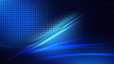 Soyut Cool Mavi Grafik Arka Plan