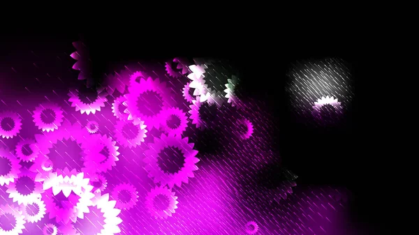 Cool Purple fond floral — Image vectorielle