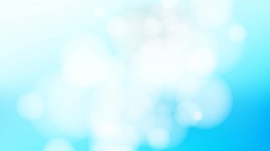 Mavi ve beyaz bokeh arka plan bulanık
