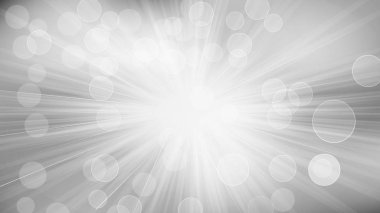 Gri ve Beyaz Bokeh Güneş Işınları ile Arka Plan Işıklar