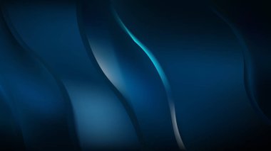 Siyah ve Mavi Soyut Eğri Arka Plan