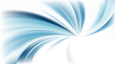 Mavi ve Beyaz Dönen Radyal Arka Plan