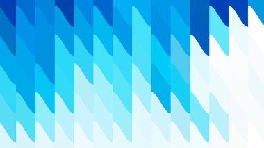 Mavi ve Beyaz Geometrik Şekiller Arka Plan Vektör Grafiği