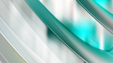 Turkuaz ve Beyaz Diyagonal Arka Plan Vektör Grafiği