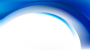 Soyut Mavi ve Beyaz Dalga İş Arka Plan Vektör Görüntü