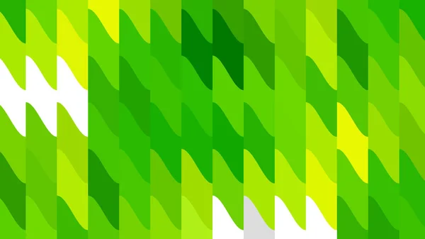 Grön gula och vita geometriska former bakgrund — Stock vektor