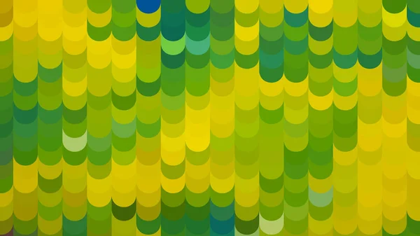 Formes géométriques verte et jaune Arrière-plan — Image vectorielle