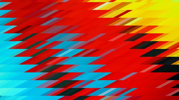Rot gelb und blau geometrische Formen Hintergrund — Stockvektor