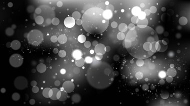 Siyah ve Gri Bokeh Defocused Işıklar Arka Plan Vektör Görüntü