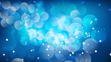 Soyut Mavi Bulanık Bokeh Arka Plan Görüntüsü