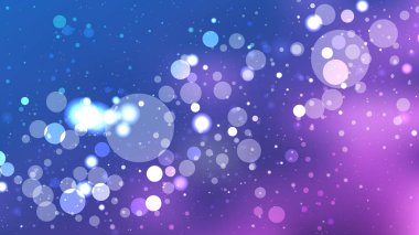Soyut Mavi ve Mor Bulanıklık Işıkları Arka Plan Vektör Grafiği
