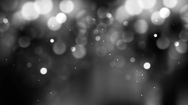 Аннотация Black and White Blurry Lights Background — стоковый вектор