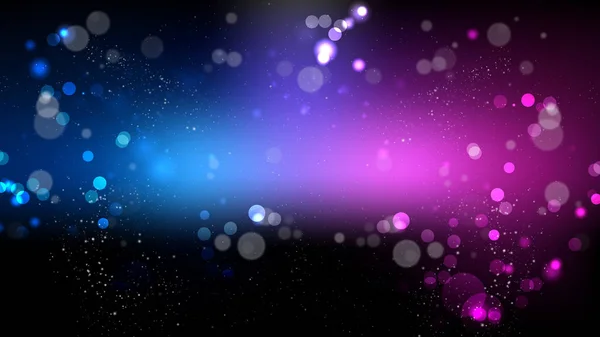 Black Blue and Purple Bokeh Background — стоковый вектор