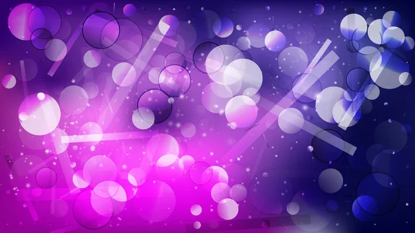 Illustration abstraite de fond des lumières bleues noires et violettes — Image vectorielle