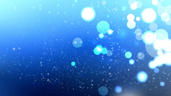 Imagem de fundo de luzes embaçadas azuis abstratas — Vetor de Stock