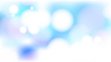 Soyut Mavi ve Beyaz Bulanık Işıklar Arka Plan