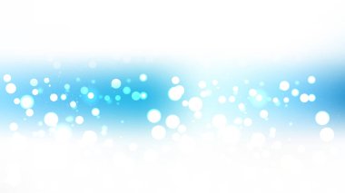 Soyut Mavi ve Beyaz Bulanık Işıklar Arka Plan