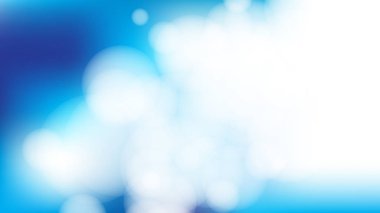 Soyut Mavi ve Beyaz Defocused Arka Plan