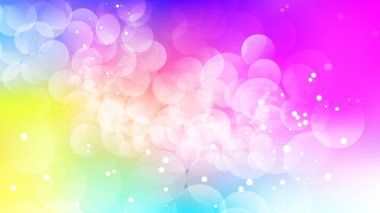 Soyut Renkli Bokeh Arka Plan Tasarımı
