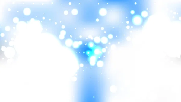 Abstracte blauwe en witte lichten achtergrond — Stockvector