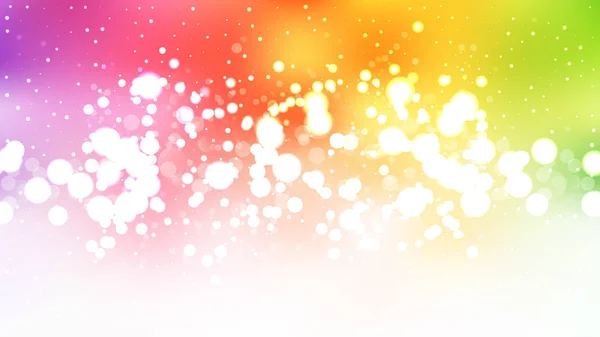 Abstracto colorido bokeh desenfocado luces fondo — Vector de stock