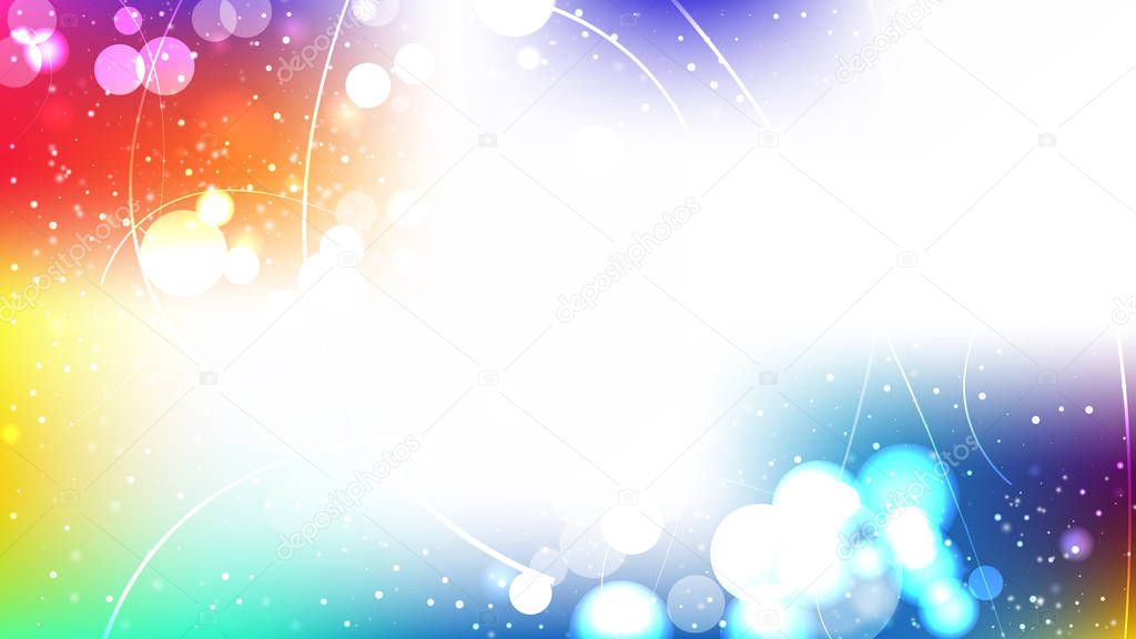 Colorful Defocused Lights Background