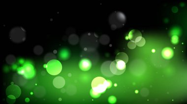 Cool Yeşil Işıklar Arka Plan Vektör Sanat