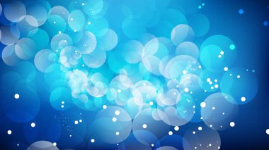 Soyut Lacivert Bulanıklık Işıkları Arka Plan Vektörü