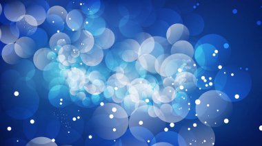 Soyut Lacivert Bokeh Arka Plan Tasarımı